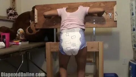 DiaperedOnline בטוויטר: "Cici: Unassisted Mess in Pillory, D