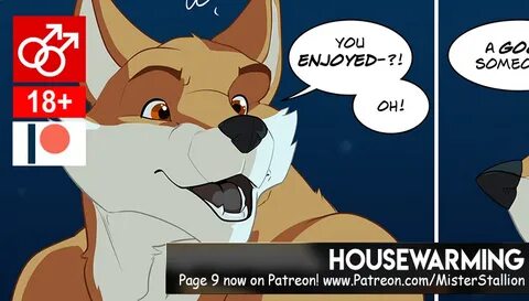 Housewarming comic - pg 9 on Patreon! - Weasyl