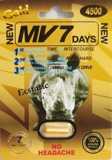 MV 7 Days 4500mg Gold Male Sexual Enhancement Pill Genuine M