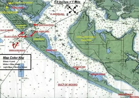 St Andrews Bay Fishing Map - FIMA