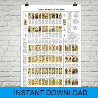 Tarot Cheat Sheet The Empress Instant Printable Download Not