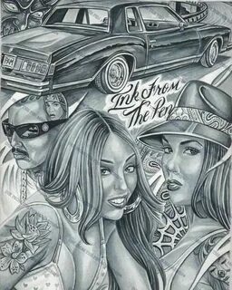 Pin on Lowrider prison arte