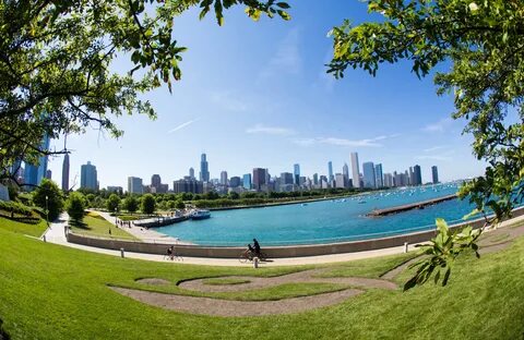 Streeterville from Lakefront Trail Chicago Skyline Photo Col