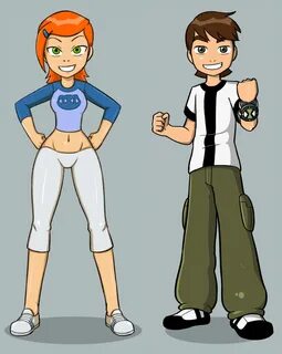 Gwen and Ben Tennyson by Garabatoz by Evil-Count-Proteus on 