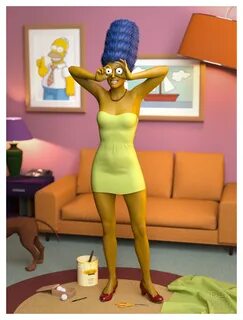 Virtual Cosplay: Marge Simpson by REK-3D on DeviantArt