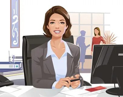 Download Woman Illustration Businessperson Professional Cart