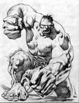 Incredible Hulk Drawing Sketch