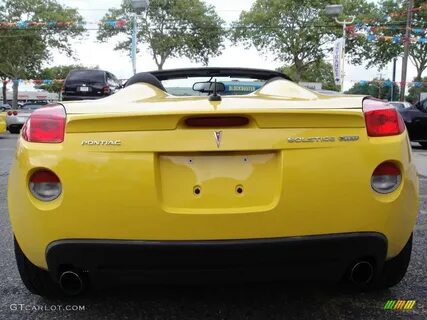 2008 Mean Yellow Pontiac Solstice GXP Roadster #16019306 Pho