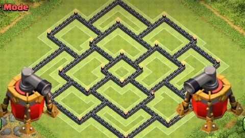 Clash of clans - TH9 Defense/Hybrid Base 2016 + replays best