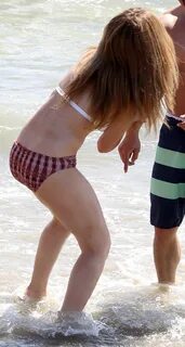 JENNETTE MCCURDY in Bikini at Santa Monica Beach - HawtCeleb