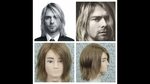 Kurt Cobain Haircut Tutorial - YouTube
