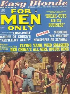 FOR MEN ONLY East berlin, Adventure magazine, Its a mans wor