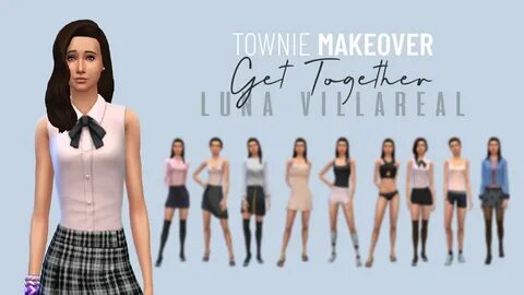 The Sims 4 / Townie Makeover / Luna Villareal / Get Together