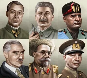 Make high quality portraits for hearts of iron 4 paradox by 