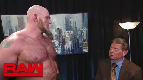 Lars Sullivan persuades Mr. McMahon to change the "Wild Card