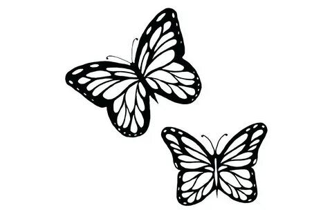 Butterfly Black And White Clipart Small and other clipart im