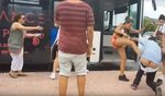 Girl in hot pants pulls down a bus driver’s underwear in scu