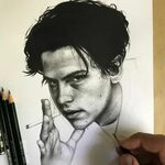 another amazing #portrait of Cole Sprouse made by Robin Amar