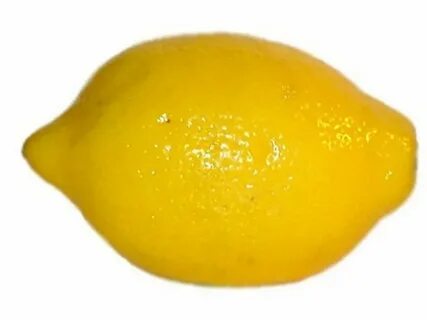 Yellow lemon on a transparent background free image download