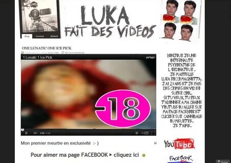 Luka Rocco Magnotta fait des vidéos ! Le site internet.