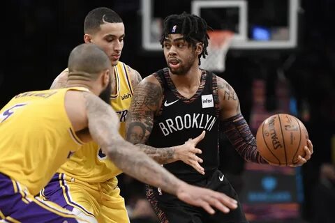 Nets D'angelo Russell - The rebound and assist averages were
