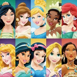 Красивые принцессы Диснея (60 картинок)