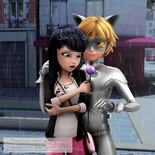 Chat Blanc x Marinette Request (By Kim1509) Miraculous Amino