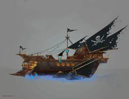 Pirates Hadagan Steampunk ship, Steampunk airship, Pirate sh