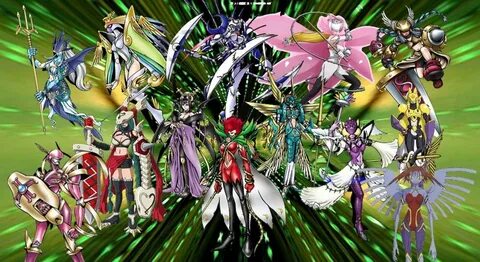 Ladies of Digimon Anime backgrounds wallpapers, Anime backgr