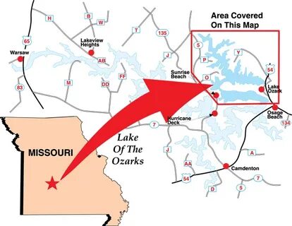 33 Lake Of The Ozarks Missouri Map - Maps Database Source