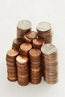 Coins Stacked Pennies free image download
