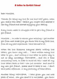 Letter To My Ex Who I Still Love / Letter to My Daughter: It