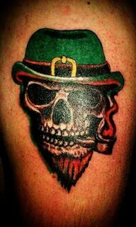 Awesome irish skull tattoo design - Tattoos Book - 65.000 Ta