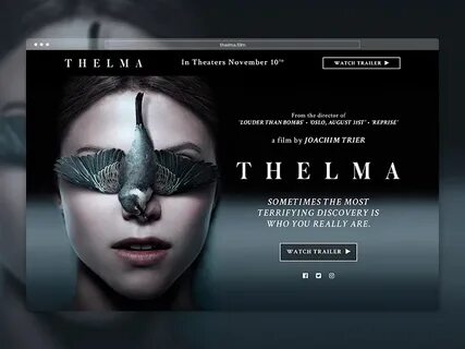 Thelma - Official Movie Website by Lou Stuber on Dribbble