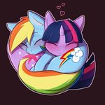 Twidash Snug by CaptainPudgeMuffin My Little Pony: Friendshi