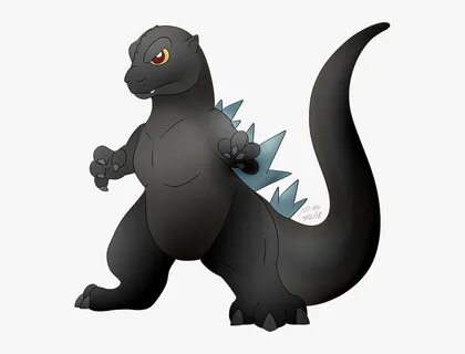 Png Godzilla Drawing Clipart , Png Download - Godzilla Carto