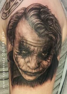 Heath Ledger Joker Tattoo