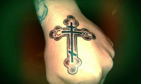 Тату "Православный крест": обзор эскизов татуировок на руке 