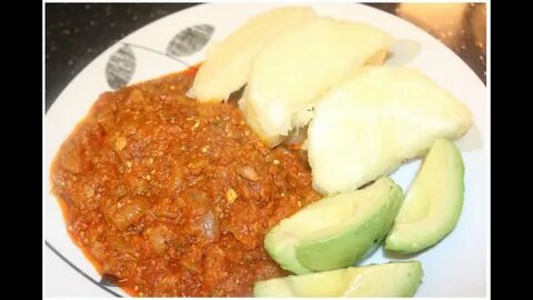 GHANAIAN GARDEN EGGS STEW WITH PUNA YAM, DELICIOUS! - YouTub