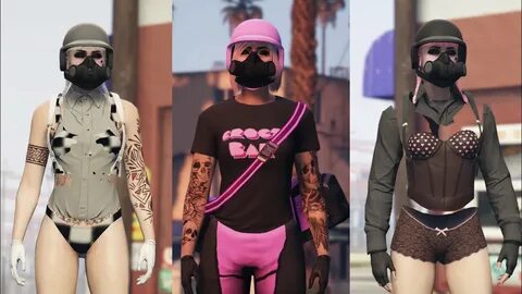 GTA 5 Online - Adorable Female Outfit Components (Tryhard/Fr
