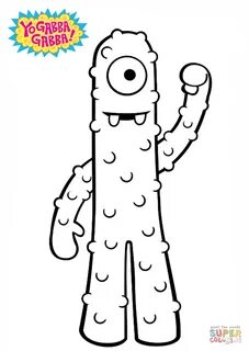 yo gabba gabba coloring pages - Clip Art Library