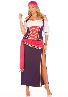 Plus Gypsy Maiden Costume - Halloween Costumes
