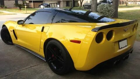 C6 Corvette 2005-2013 ZR1 Corvette Fiberglass Rear Spoiler V