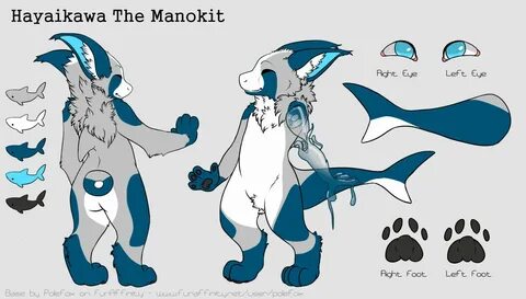 Hayaikawa the Manokit: Ref Sheet by HayaikawaKitsune -- Fur 