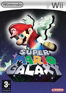 Viewing full size Super Mario Galaxy box cover