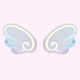 Magical Girl Anime Holographic Vinyl Wing Stickers Manga / E