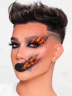 On fire 🔥 Fire makeup, James charles, Eye makeup