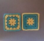 Crochet Flower Granny Square PDF Crochet Pattern Instant Dow