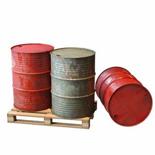 Fuel Barrel 3D model industrial CGTrader