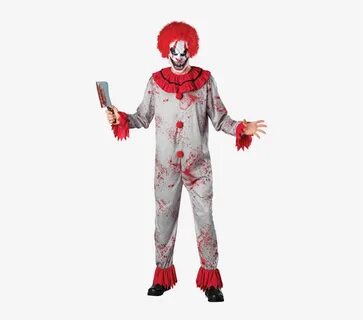 Scary Circus Clown - Scary Circus Clown Costume PNG Image Tr